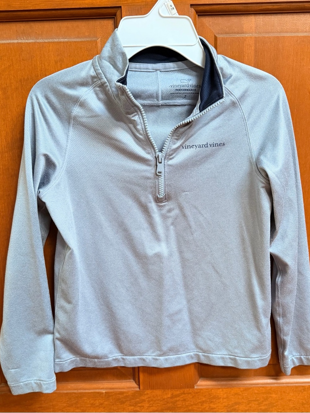 Vineyard Vines  Light Gray Quarter-Zip Pullover